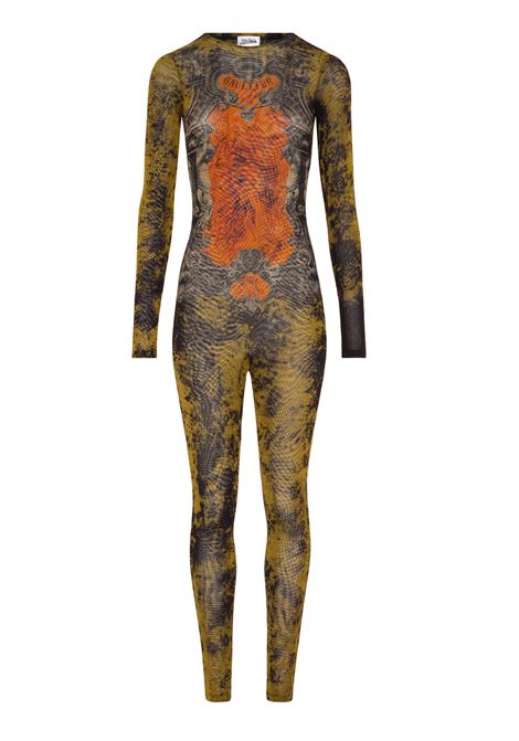 catsuit mesh crew neck printed médaillon donna multicolor JEAN PAUL GAULTIER | 25/03-W-JS001-M006P004115